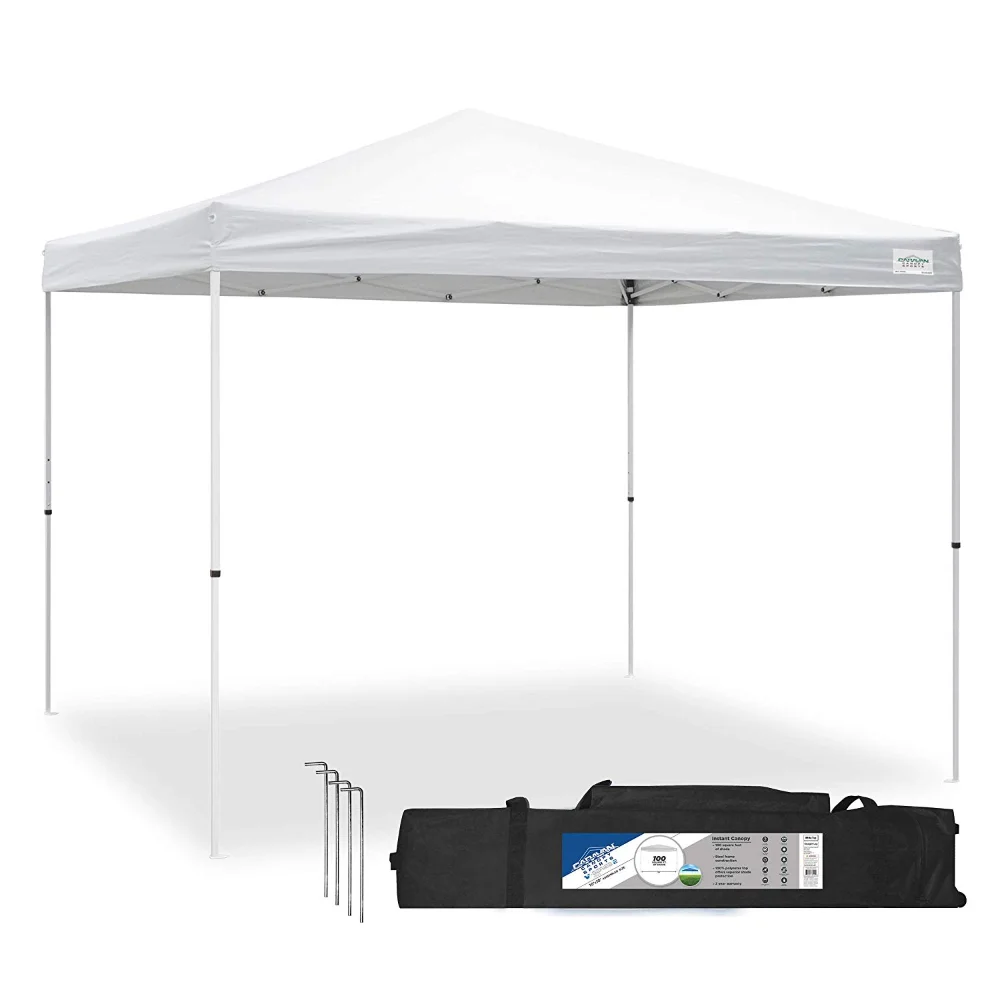 Sports V Series 2 Pro 10' x 10' White Dome Outdoor Canopy