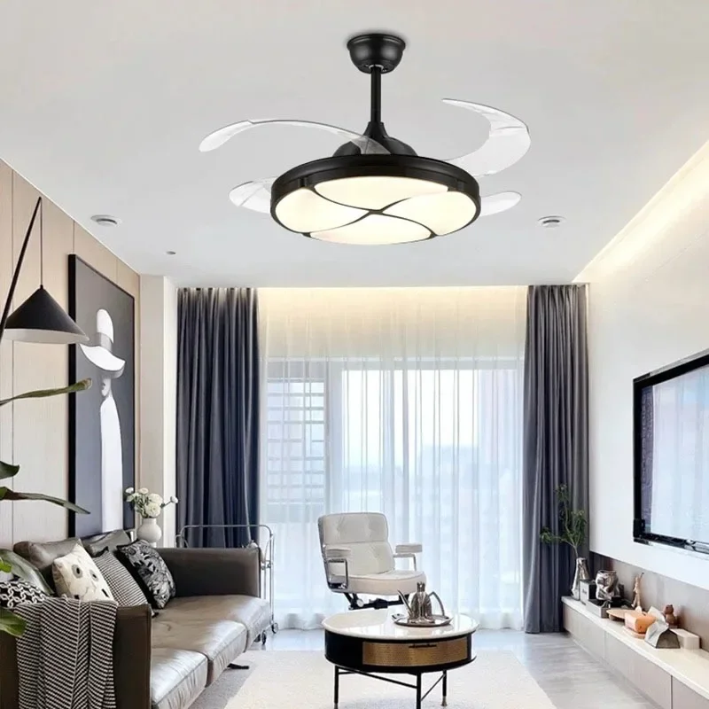 Современный простой тихий потолочный вентилятор с переменной частотой