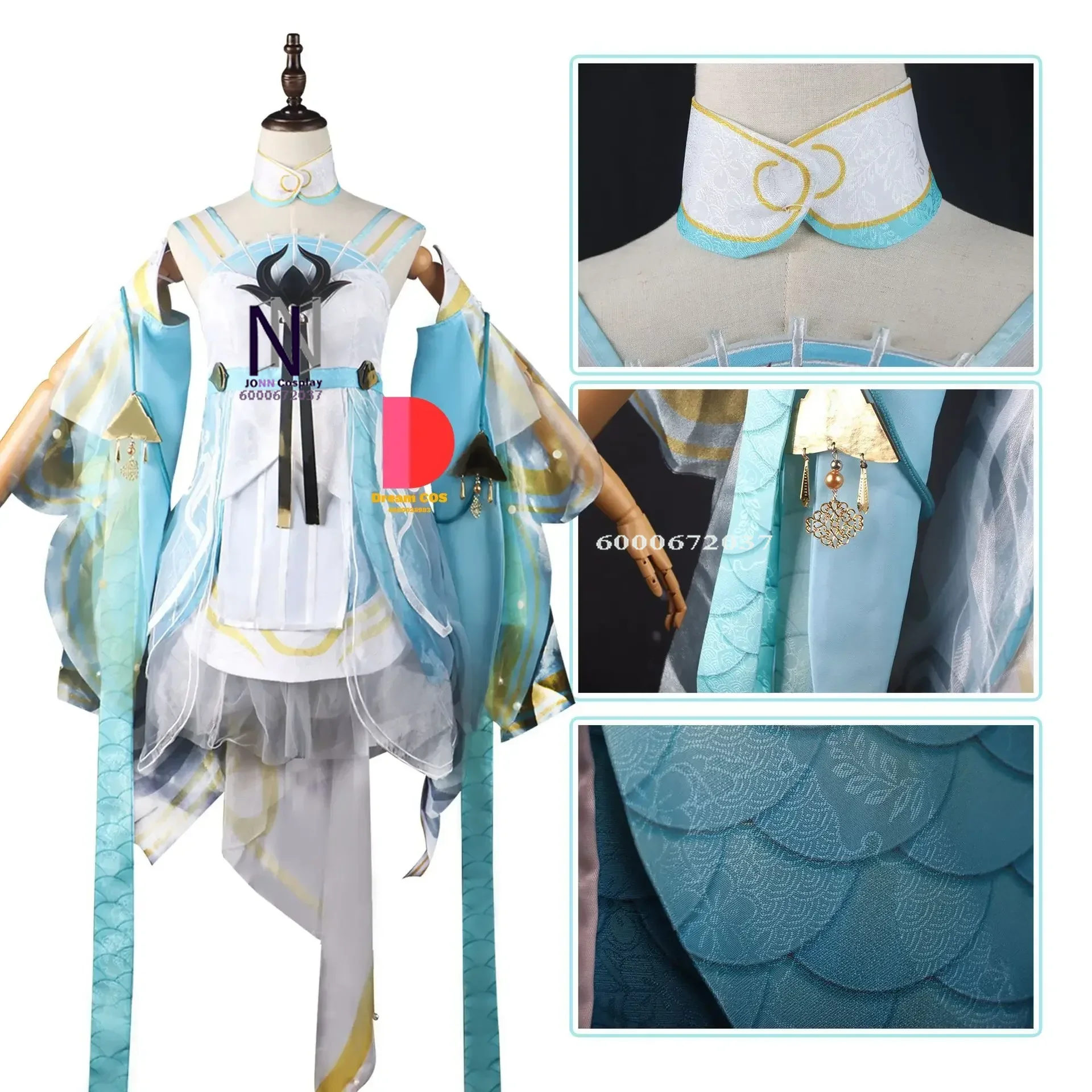 Game Honor of Kings Xi Shi Cosplay Costume High-End Clothing Dress Accessories Outfit Carnivial Party Essential Budget-Friendly
