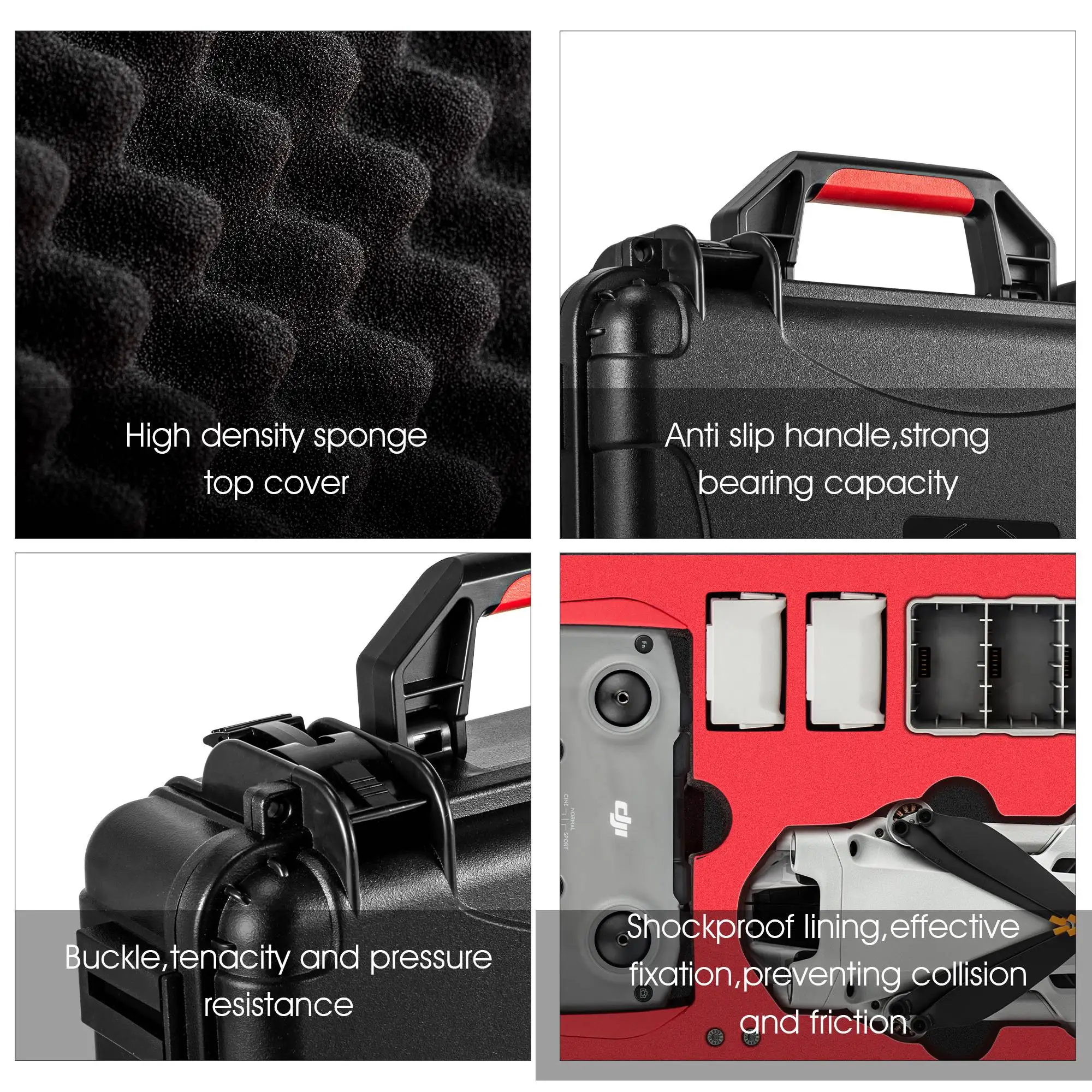 DJI Mini 3 PRO Accessories Storage Case Portable Suitcase Hard Shell Waterproof Explosion-proof Carrying Box RC Controller |