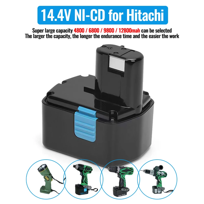 

2022 100% new Hitachi Electric Drill screwdriver eb1414 eb1420 eb1426 eb1820 latest 14.4V 12.8ah rechargeable NiMH battery pack