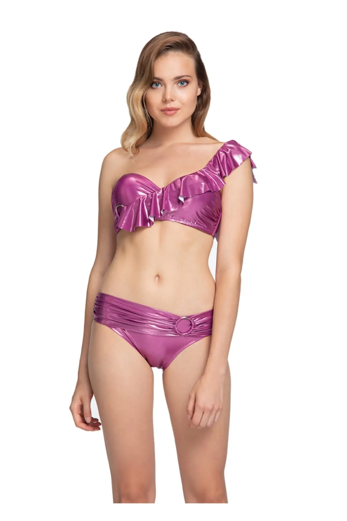 

Women's Bikini Pink Filled Bikini Set Swimwear Lady Swimsuit Sexy Bikini 2022 New Push Up Bikini Set Suit