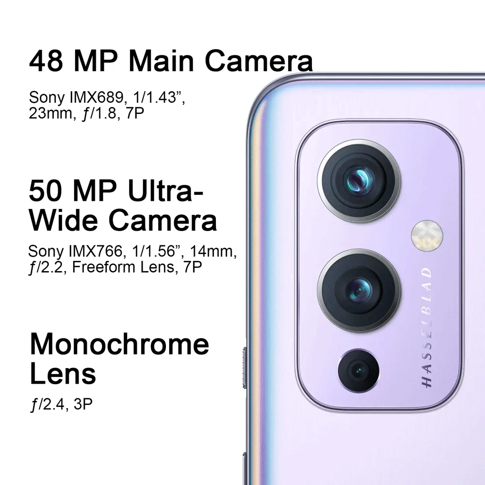 Cena OnePlus 9 5G Telefon Komórkowy Global ROM 8GB 12GB RAM 128GB 256GB ROM Snapdragon 888 5G Komórka 6.55'' 120Hz AMOLED Display