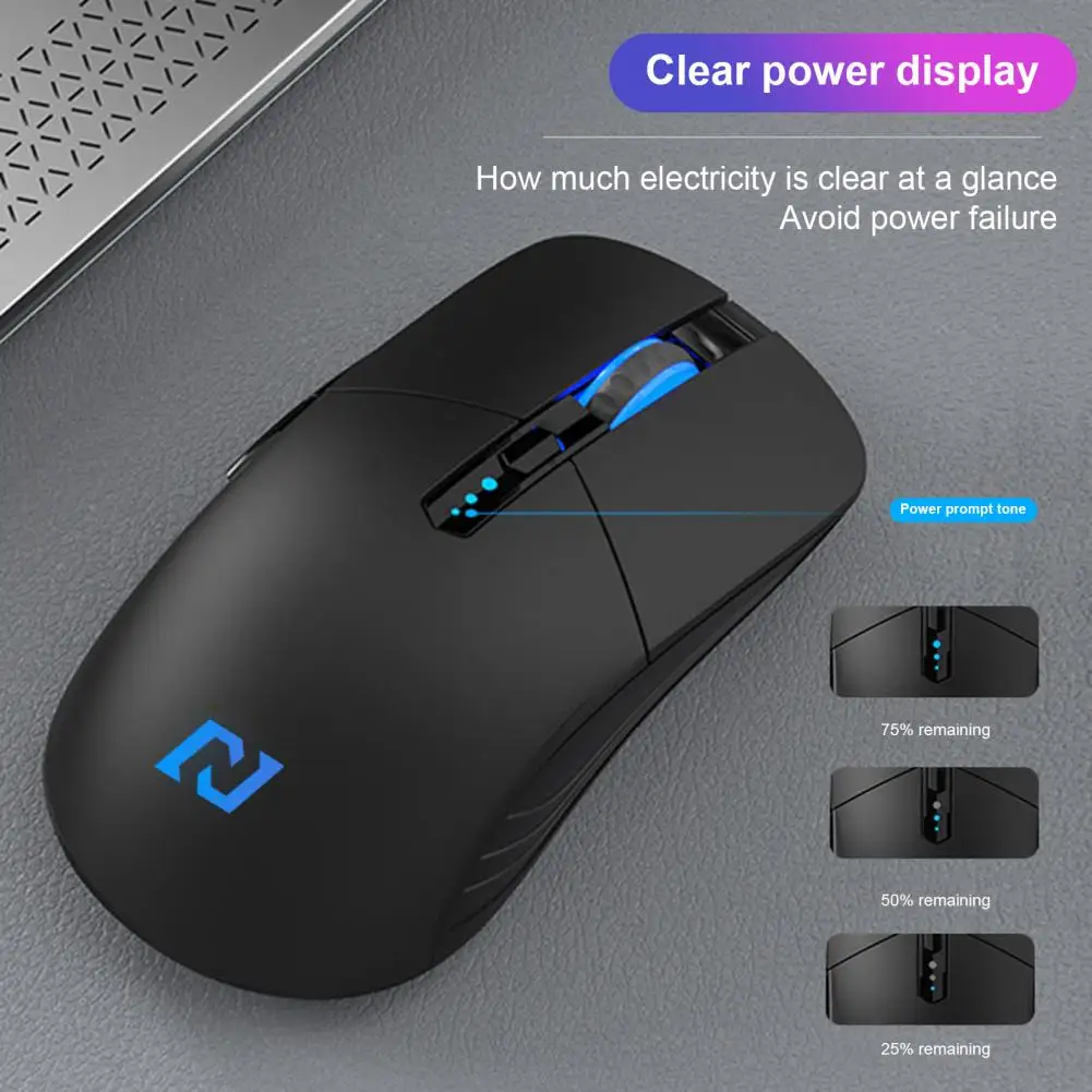 Легкая профессиональная Бесшумная игровая мышь 2 4G тонкие кнопки для ноутбука -