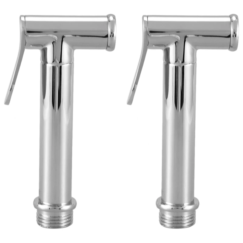 

2X Toilet Bidet Sprayer Set Kit Muslim Shower Handheld Hand Bidet Faucet Bath Tap Hand Sprayer Shower Head Self Cleaning