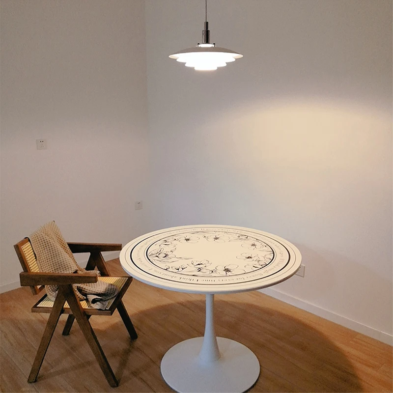 

Скандинавский подвесной светильник для столовой, кухни, островка, гостиной, Круглый длинный подвесной светильник, винтажная светодиодная л...