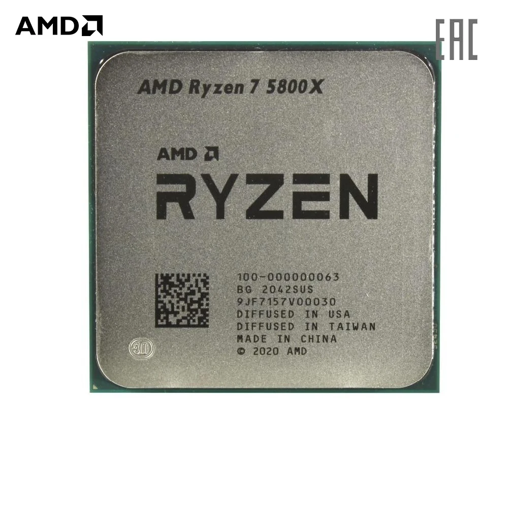 Процессор AMD Ryzen 7 5800X OEM AM4 100-000000063 компьютерные аксессуары для домашних и офисных