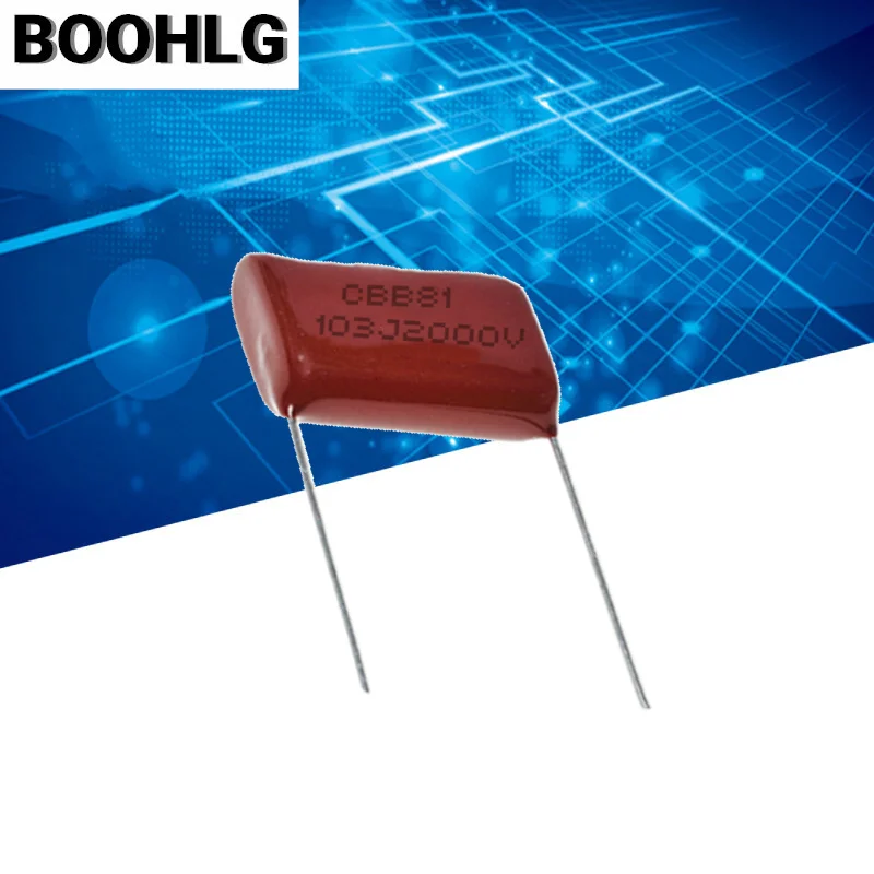 Металлизированный Полипропиленовый пленочный конденсатор CBB81 2000 в 103J/153J/183J/223J /333J 2KV 103 153 183 223 333 шаг 20 мм, 10 шт.
