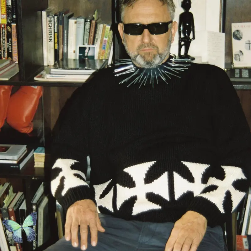 

Детский жаккардовый свитер с круглым вырезом