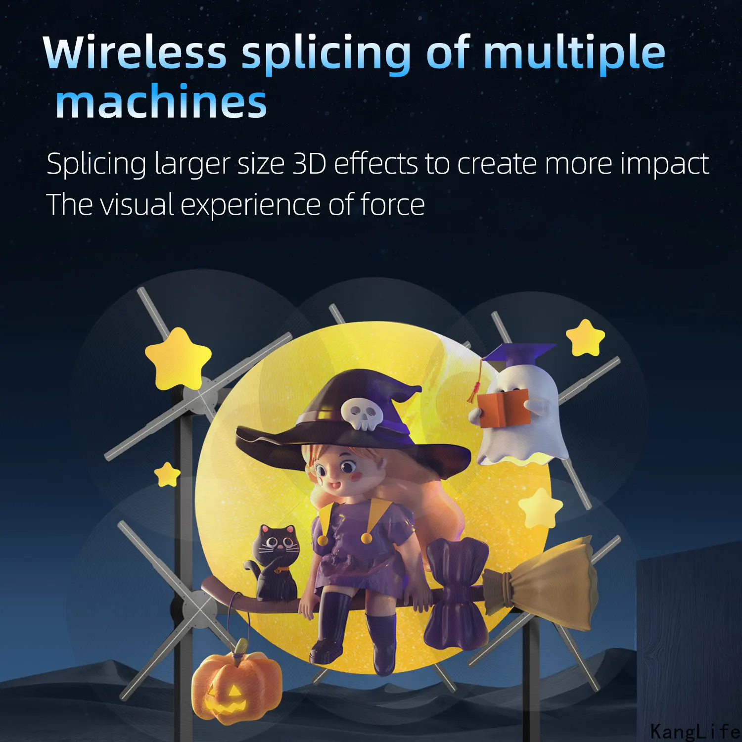 VIGAOT P42-P50 3D голографический проектор