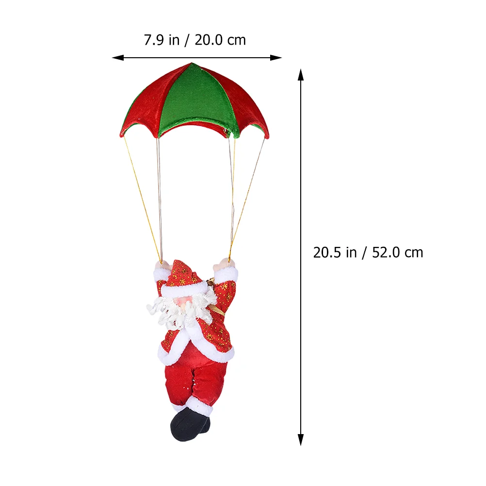 Детские прыжки с парашютом Санта-Клауса детские плюшевые фигурки игрушки