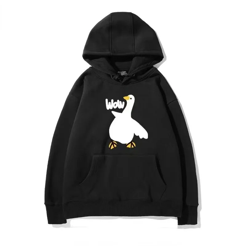 

New in Sweatshirt Anime Fashion men clothing Talking Goose Hip Hop Y2K Clothes Extra Large Harajuku Streetwear Cotton Hoodies