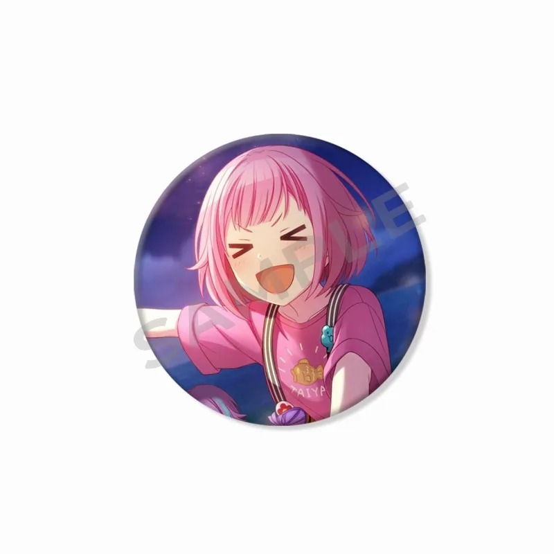 Cool Anime Hinomori Shizuki Hoshino Ichika Enamel Pin Project SEKAI Cartoon Brooch Cute Tinplate Handmade Badge Clothes Backpack