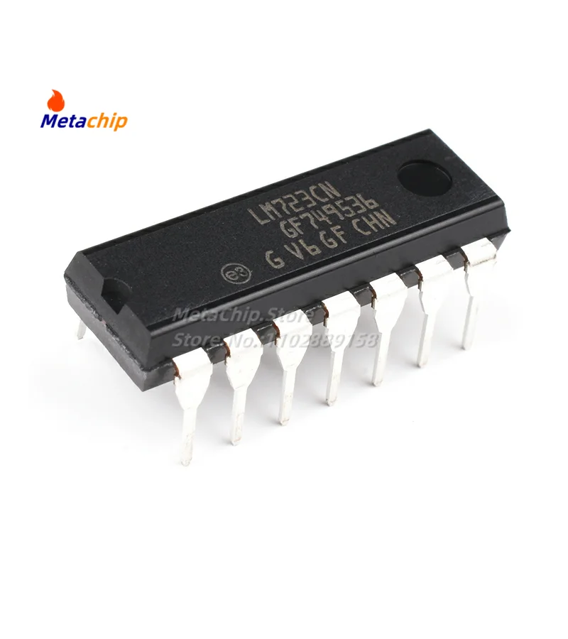 

LM723CN LM723 High Precision Voltage Regulator IC Chip Inline Package DIP-14