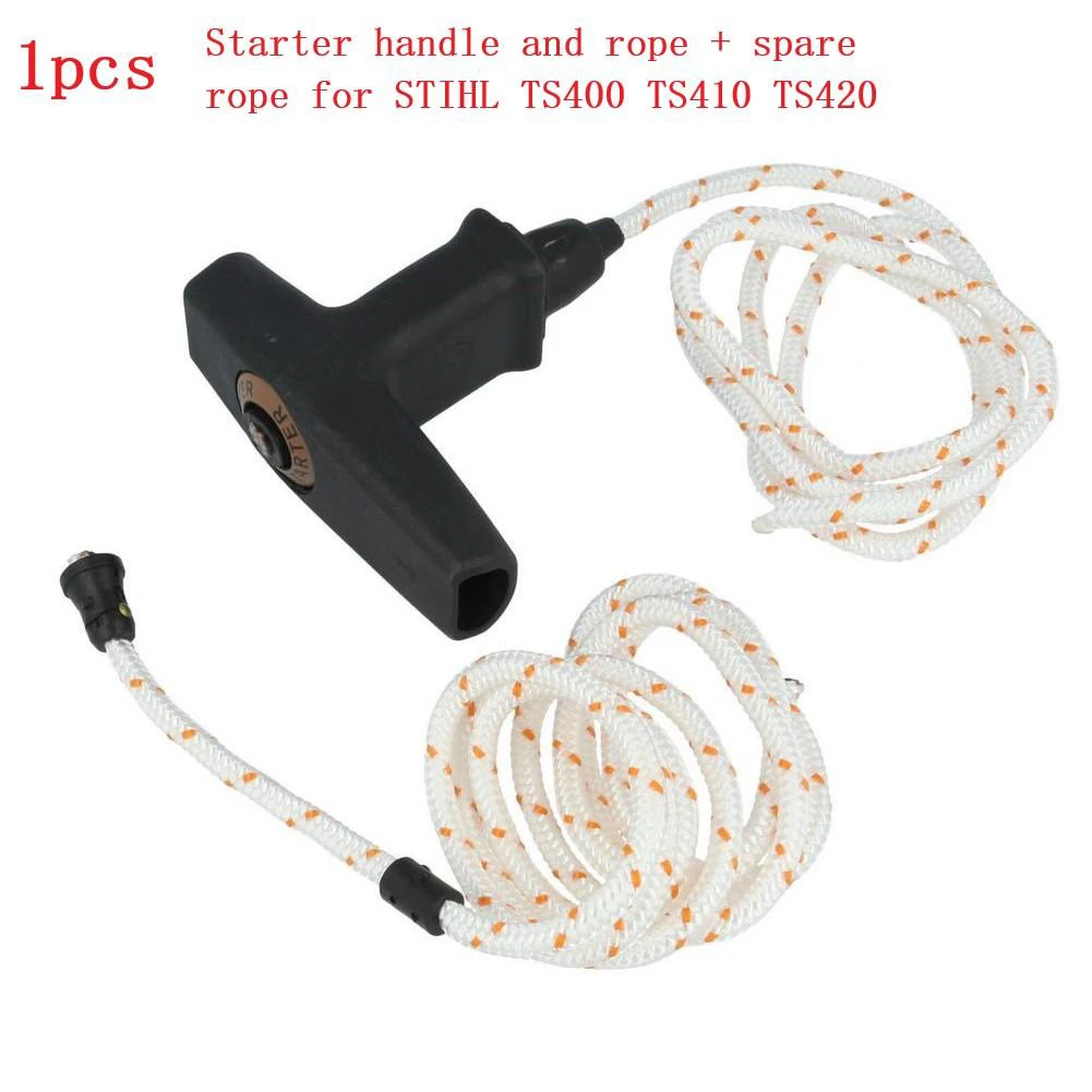 

Starter Start Pull Handle & Rope Spare Cord Rope Fits TS400 TS410 TS420 Garden Tools Grass Trimmer Accessories