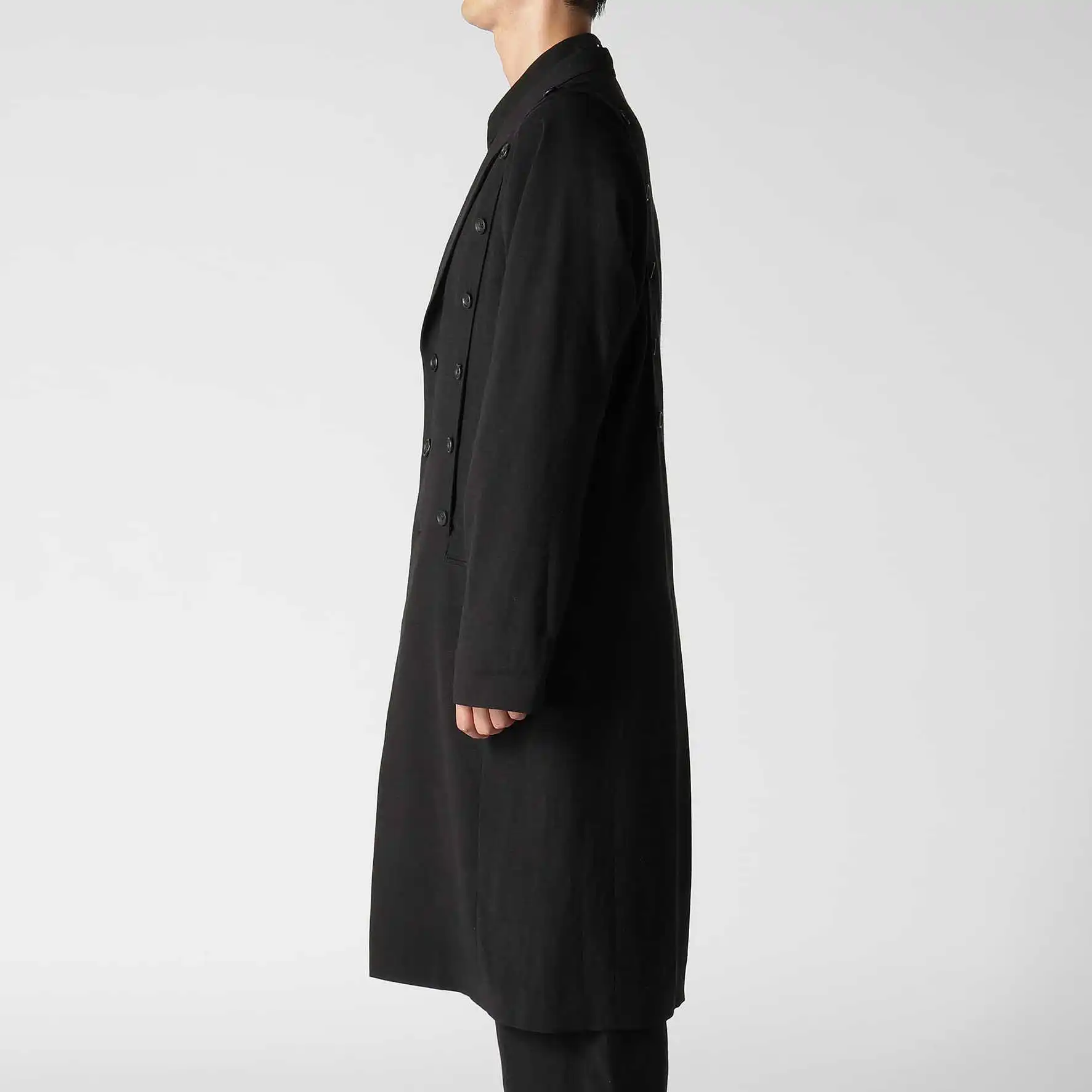 YOJI OOAK дизайн сенс пуговицы асимметричное украшение костюм воротник куртка