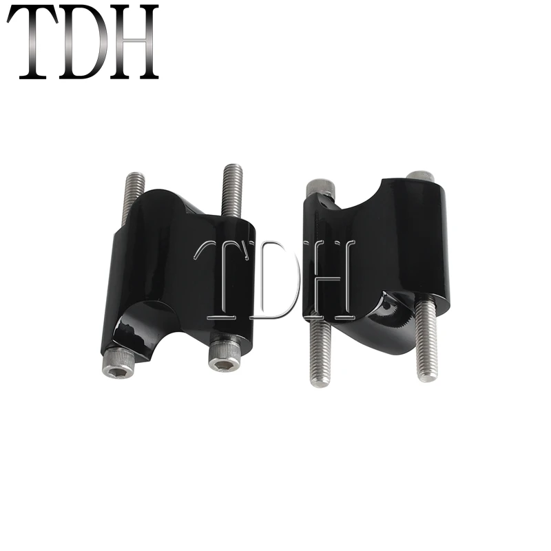 

Удлинитель руля 1 дюйм, удлинительный блок 2 дюйма для Harley Sportster XL 883 1200 XL48 XL883 2010-22, болты с креплением на штангу 25 мм