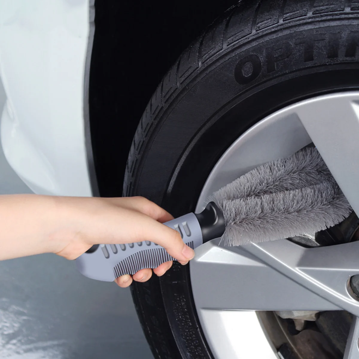 

Automobile Tire Brush Wheel Car Supplies Cleaning Kit Microfiber Set Washing Tool