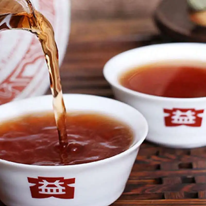 

2010 Yunnan Dayi Pu'er Tea Without Teapot 7572 Classic Benchmark for Premium Ripe Puer Tea 357g No Tea Pot