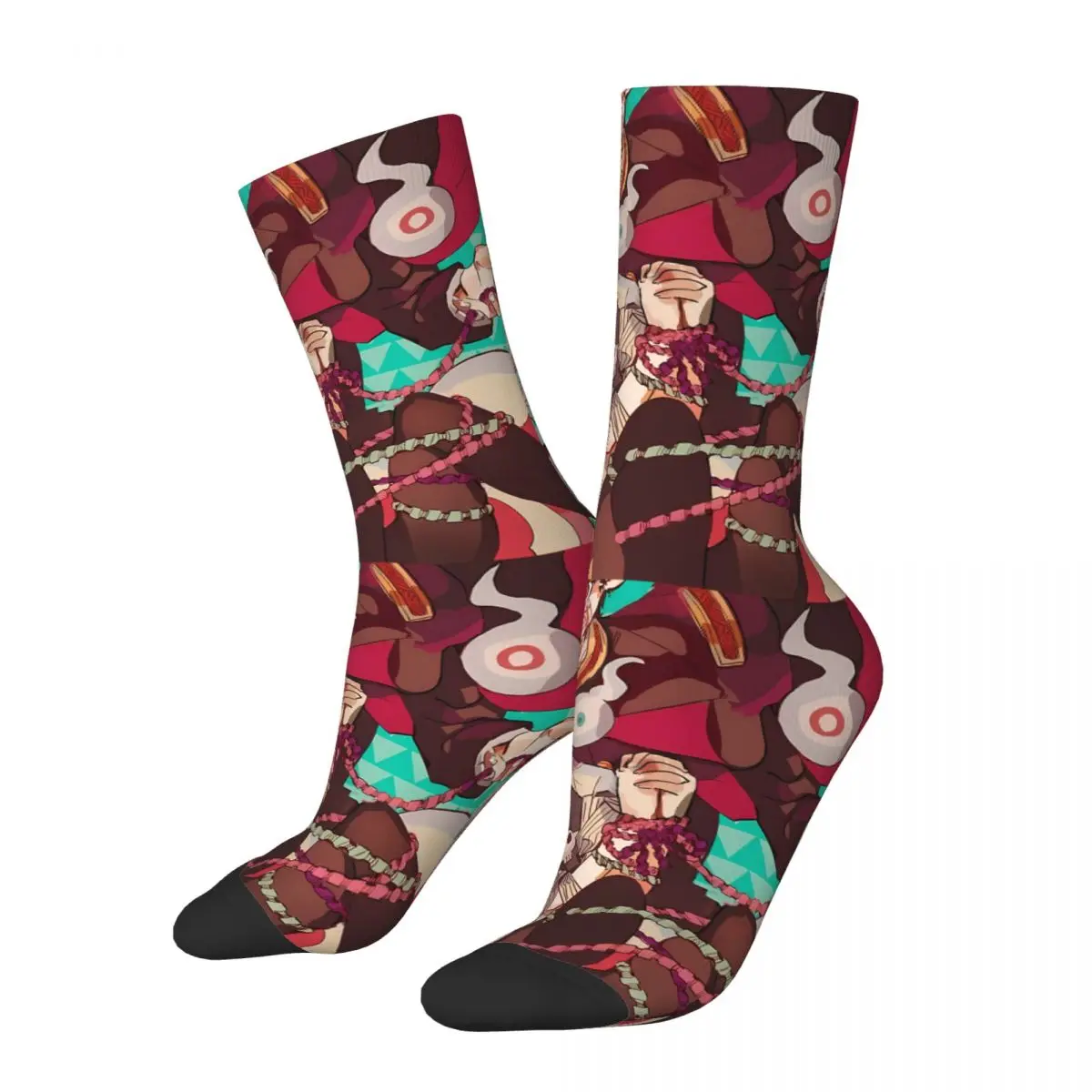 

Jibaku Shounen Hanako Kun Cry Anime Toilet Bound Unisex Winter Socks Outdoor Happy Socks street style Crazy Sock