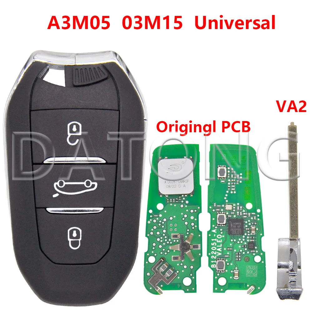 

Оригинальная печатная плата Datong World IM3A 4A A3M05/A3M15, чип 433 МГц, бесконтактный автомобильный дистанционный ключ для Peugeot 508 5008 Citroen C3 C4 Opel