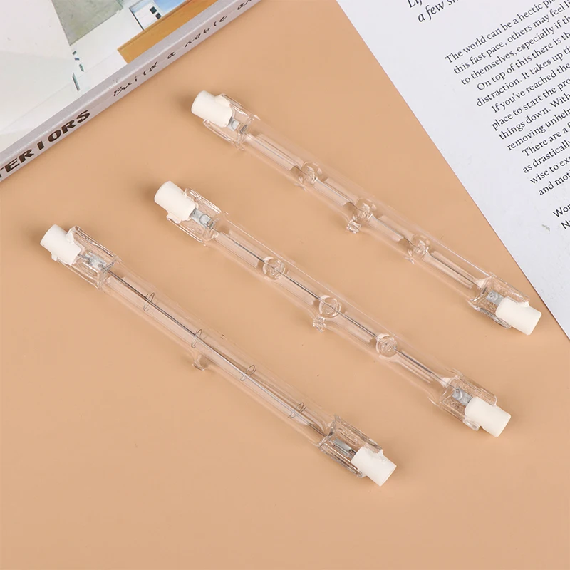 

1Pc 100/200/300W Halogen Lamp 118mm Double Ended Linear R7s Halogen Light Bulb AC230V Household Decor R7s Halogen Bulb
