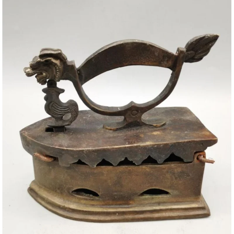 

China brass archaize Ironing crafts statue