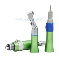 new 1set dental external water spray slowlow speed handpiece contraangle straight air motor 4 hole latch type fit tool