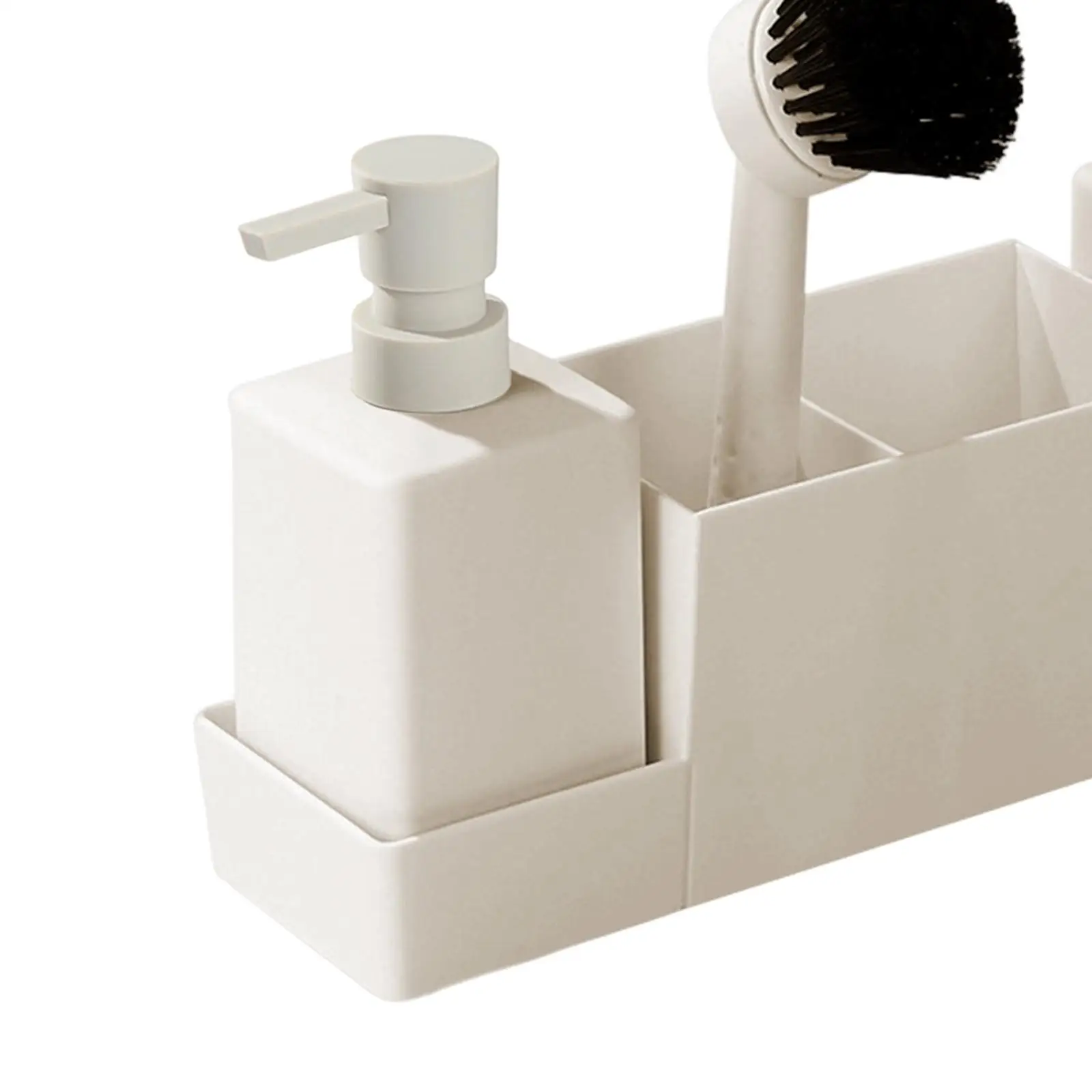 Портативная бутылка-органайзер для мыла с отделением хранения 4 шт.