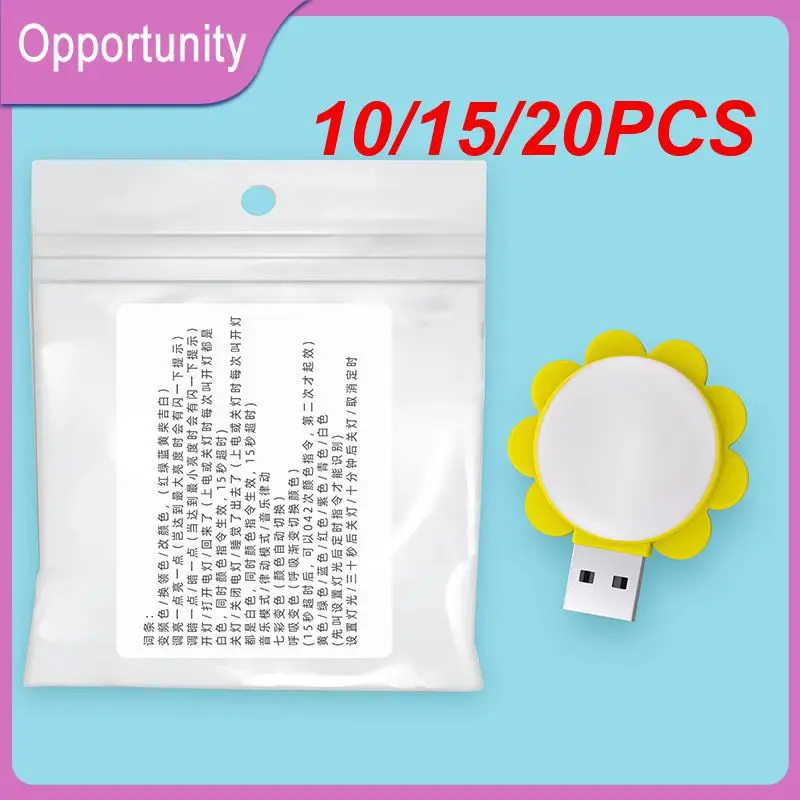 

10/15/20PCS Charging Usb Led Light Portable Usb Night Light Eye Protection For Power Bank Pc Notebook Laptop Small Usb Lamp