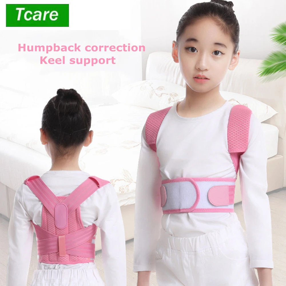 

Tcare Kids Posture Corrector Adjustable and Relieves Upper Back Brace Clavicle Support Device Improve Posture Prevent Slouching