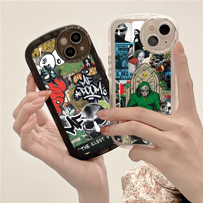 

Чехол MF DOOM Rapper для телефона IPhone 14, 13, 11, 12 Pro Max Mini, X, XR, XS, 7, 8, 6 Plus, глаза ангела, большой зрачок, пара линз