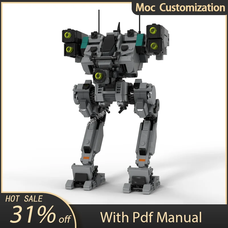 993 шт. Moc модель робота от блох разведывательный мех боевой строительные блоки