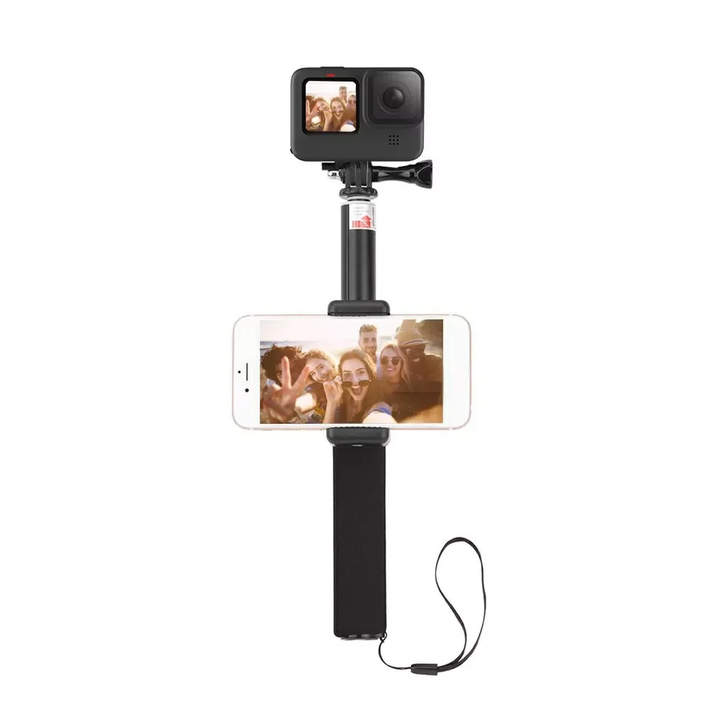 

Handheld Selfie Stick Extendable Handheld Tripod Mount Selfie Stick Phone Holder Adapter for GoPro 9 max3201+max3203