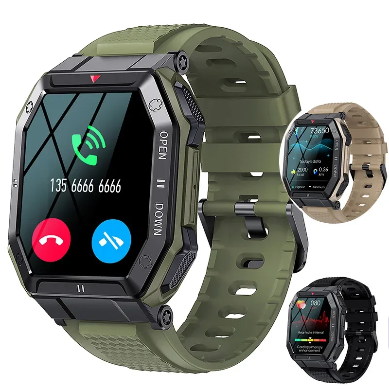 2024 K55 Новые умные часы для мужчин и женщин с пульсометром артериальным давлением