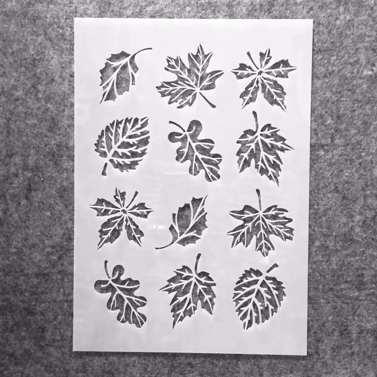 

Пластиковые трафареты листья набор из 1 штуки