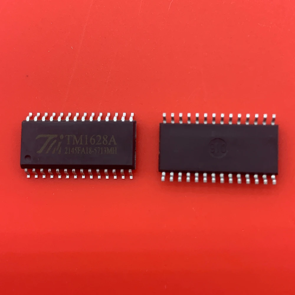 10 шт./Индукционная фотолампа TM1628A SOP28, светодиодный цифровой модуль IC, оригинальный прожектор TM1628