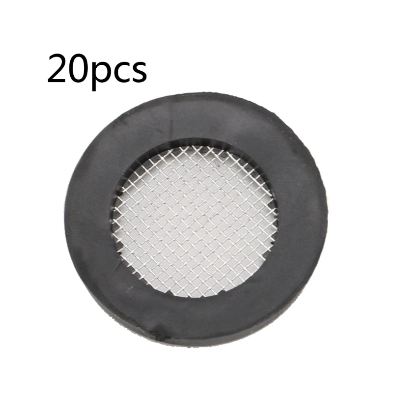 

20x ​Seal O-Ring Hose Gasket Rubber Washer Stainless Steel Filter Easy to Replac