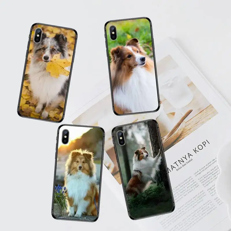 

Sheltie dog cute Animal Phone Case For iphone 12 11 13 7 8 6 s plus x xs xr pro max mini shell