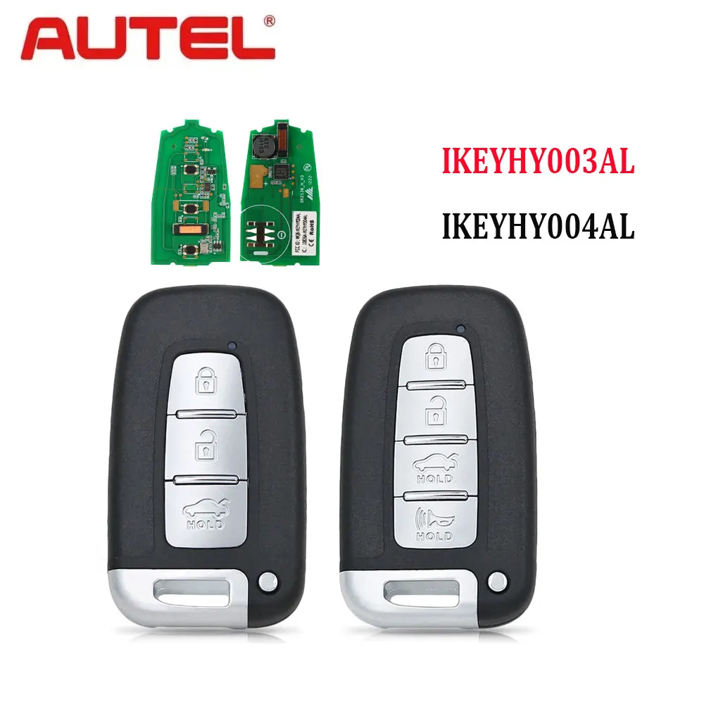 Фото Умный ключ AUTEL HY003AL HY004AL, используемый с MaxiIM KM100 KM100E IM508 IM608 PRO MAXIIM IKEY, автомобильный дистанционный ключ премиум-класса №1