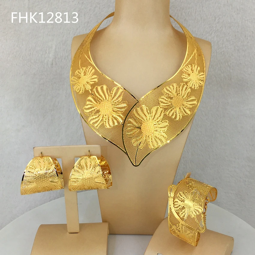 

Yuminglai Big Jewelry Brazilian Jewelry Sets for Women FHK12813