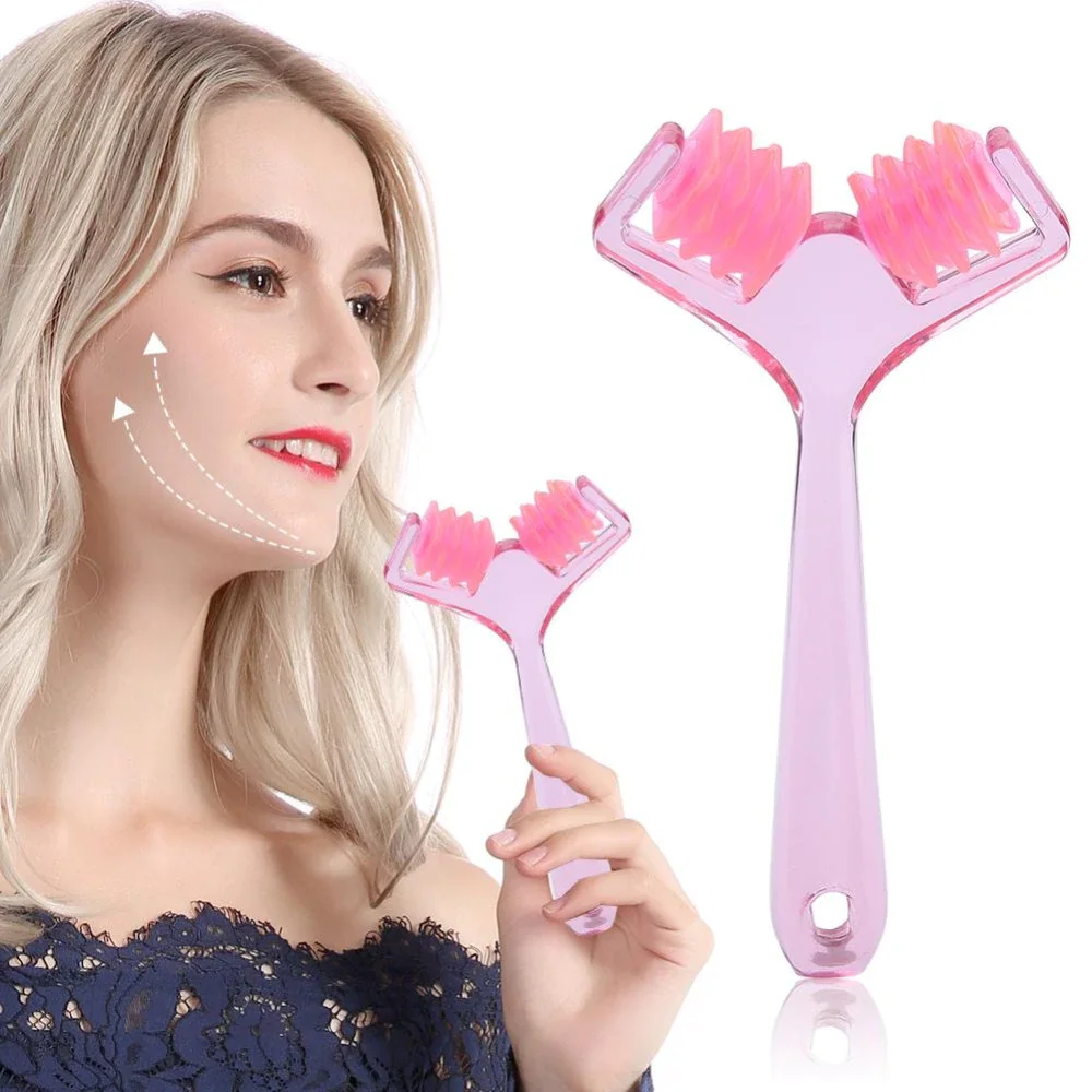 

Natural Y shape Face Roller Massage Rollers Face Lift Wrinkle Removal Massager Thin Slimming Massager Facial Shape Beauty Tools