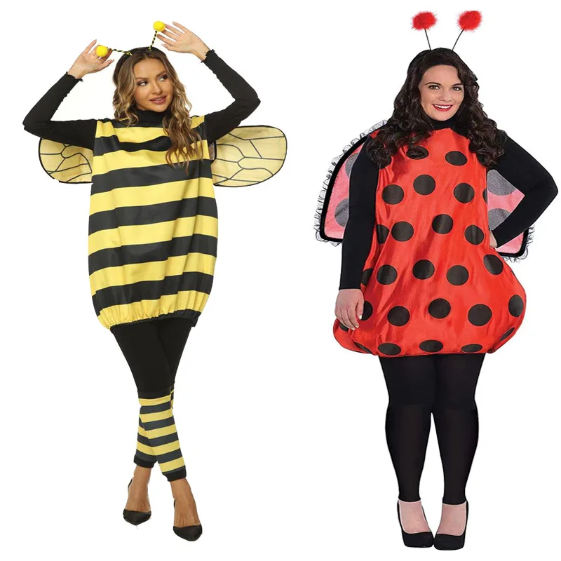 

Halloween Bee Ladybird Adult Children Cosplay Costume Holiday Costume