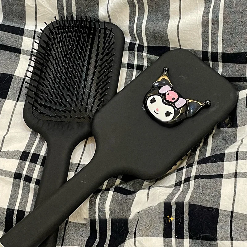 

Hello Kitty Kawaii Kuromi Cinnamoroll мультяшная воздушная Подушка Расческа Sanrioed Аниме Кукла девочка сердце Милая портативная расческа подарки для девочек