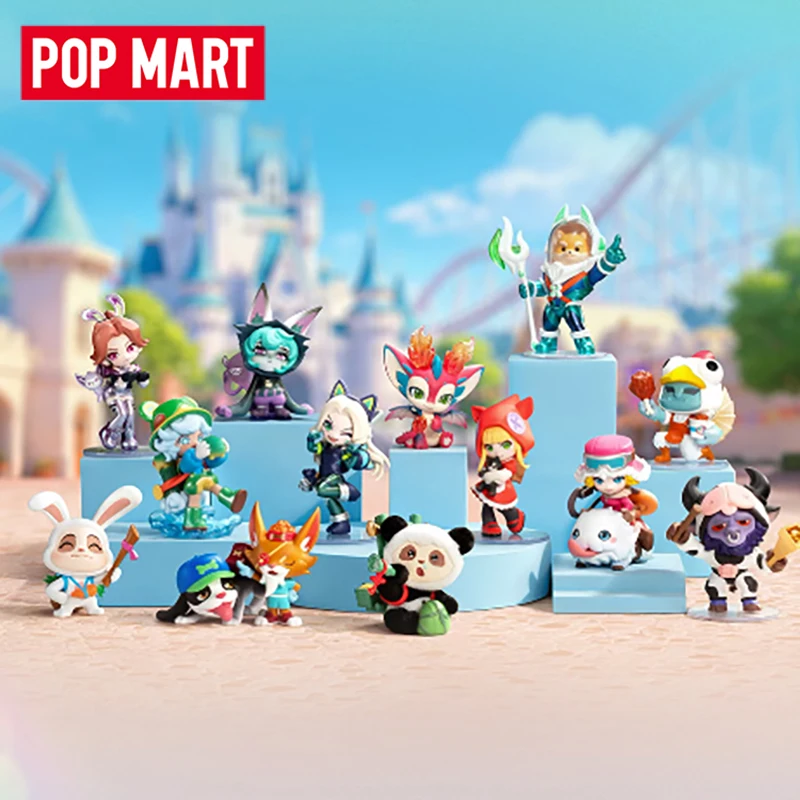 Фото POP MART LEAGUE OF LEGENDS Серия Clash of The Cuties: Слепая коробка-сюрприз, оригинальные игрушки, куклы, милые аниме-фигурки, украшения, подарок №1