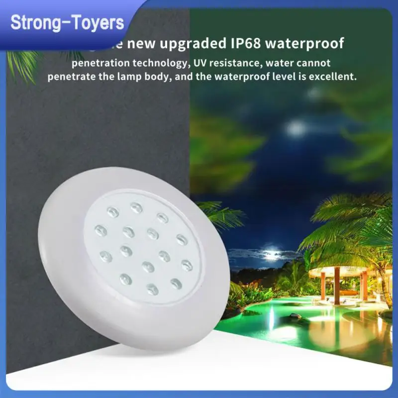 

Водонепроницаемый фонарь для бассейна, IP68, 12 В постоянного тока