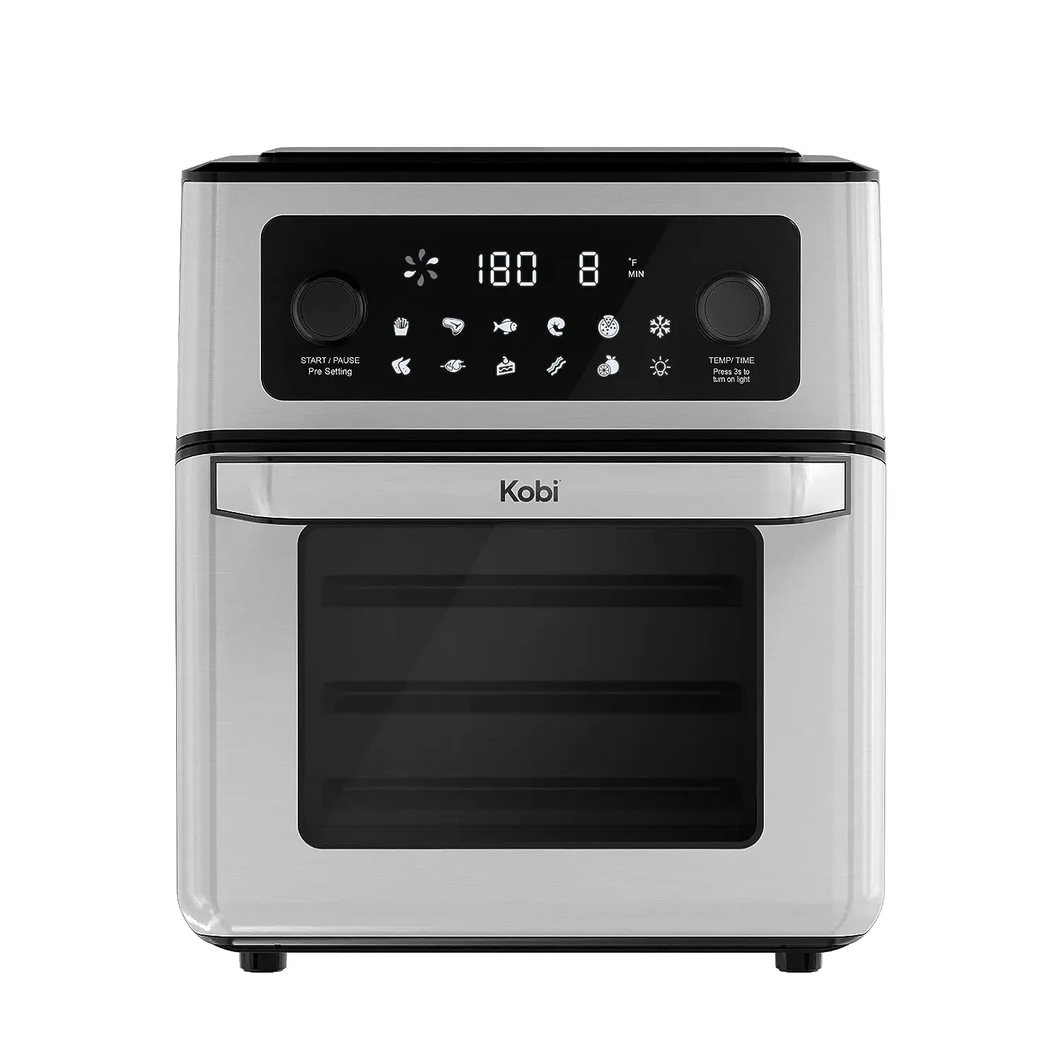 

Литровая электрическая фритюрница 11 в 1, духовка с встроенными интеллектуальными программами приготовления пищи, цифровой сенсорный экран, легкая в корзине, 13 в