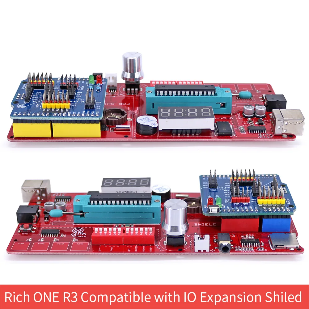 Стартовый комплект модуля богатых датчиков Atmega328P макетная плата с защитным