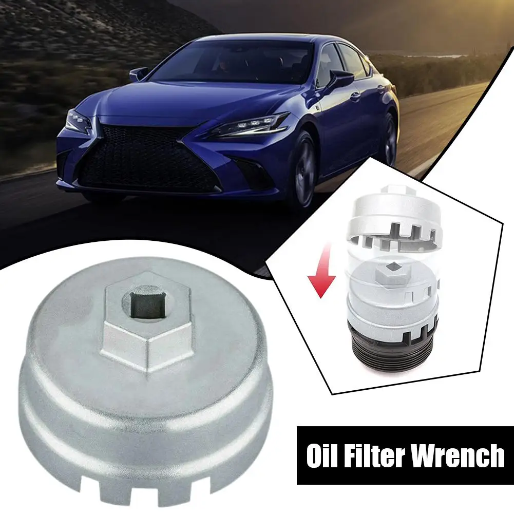 Professional Aluminum Car Oil Filter Wrench Hattype for Toyota PRIUS COROLLA RAV4 Matrix Accessories A8Q9