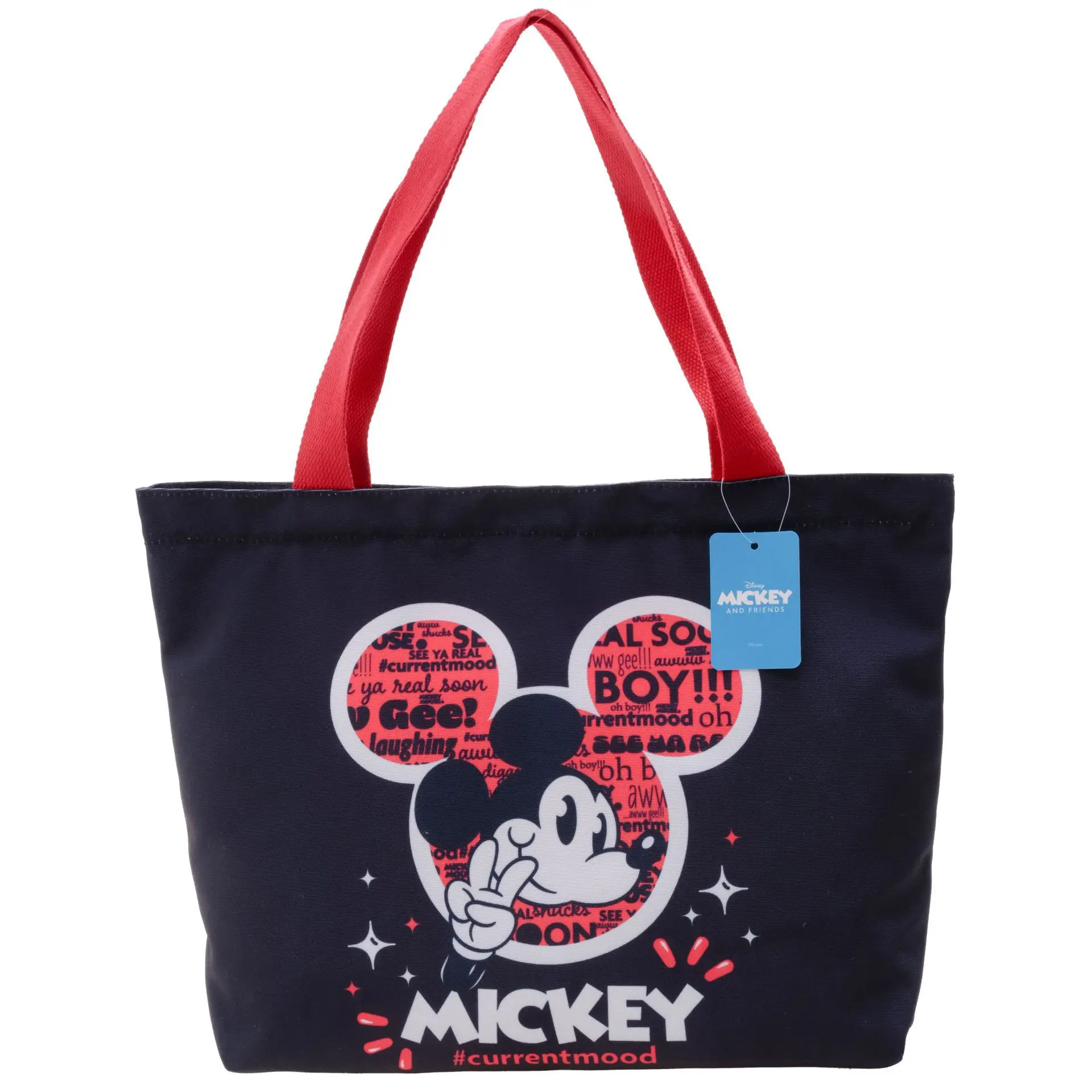 Disney MICKEY Canvas Bag Women's Single Shoulder Bag Cross-border Famous Brand Women's Bag Leisure Mommy Bag Handbag Bag